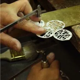 Cheshire Handcut Monogram Bracelet (WS)