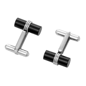CHRISTIAN LACROIX LJM420A - Cufflinks Whiteline Black