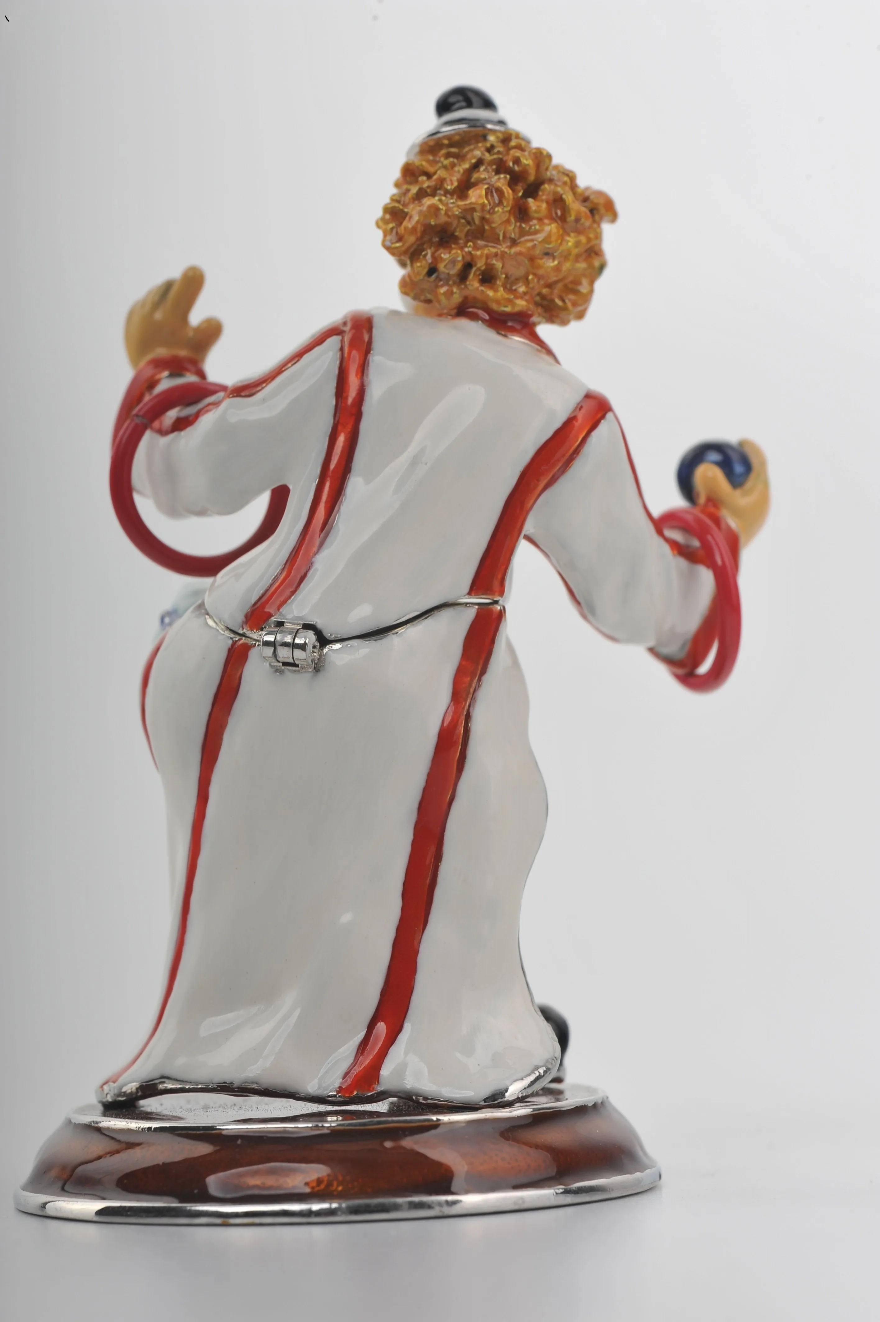 Circus Clown on Unicycle Joggling