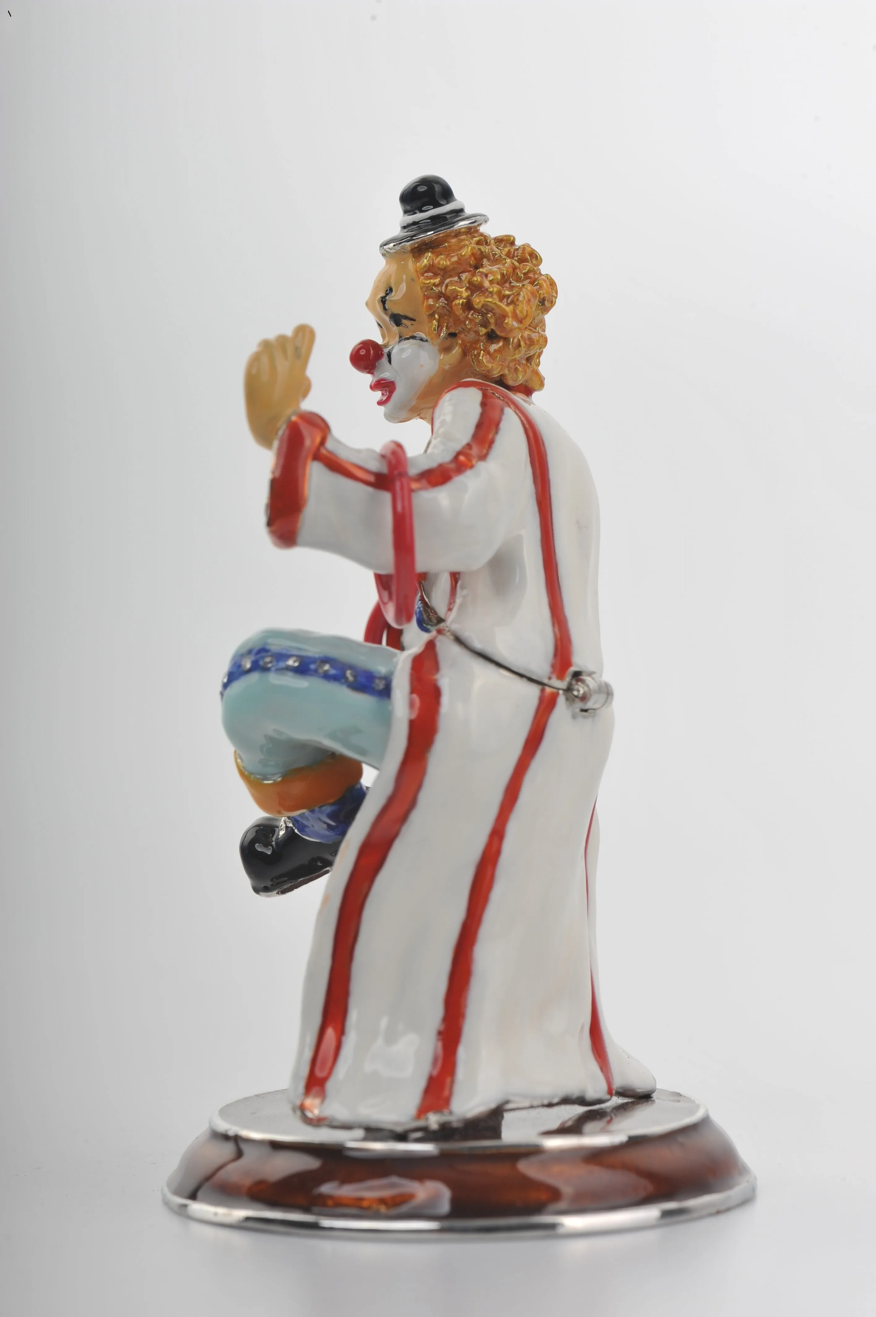 Circus Clown on Unicycle Joggling