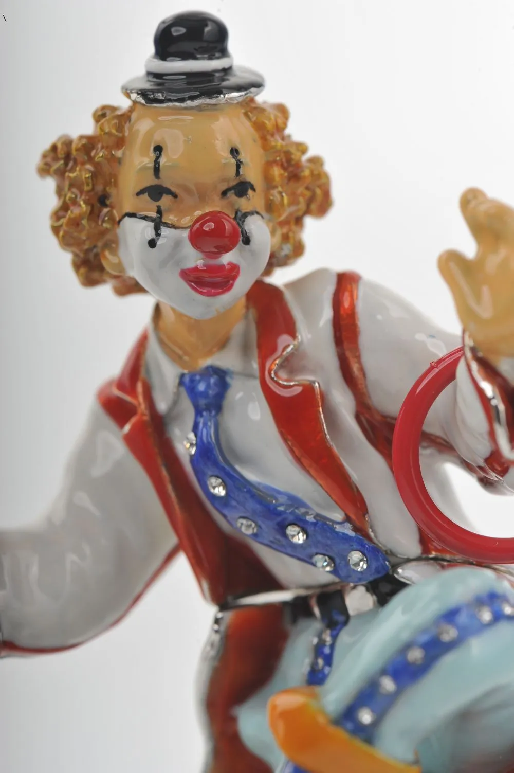 Circus Clown on Unicycle Joggling