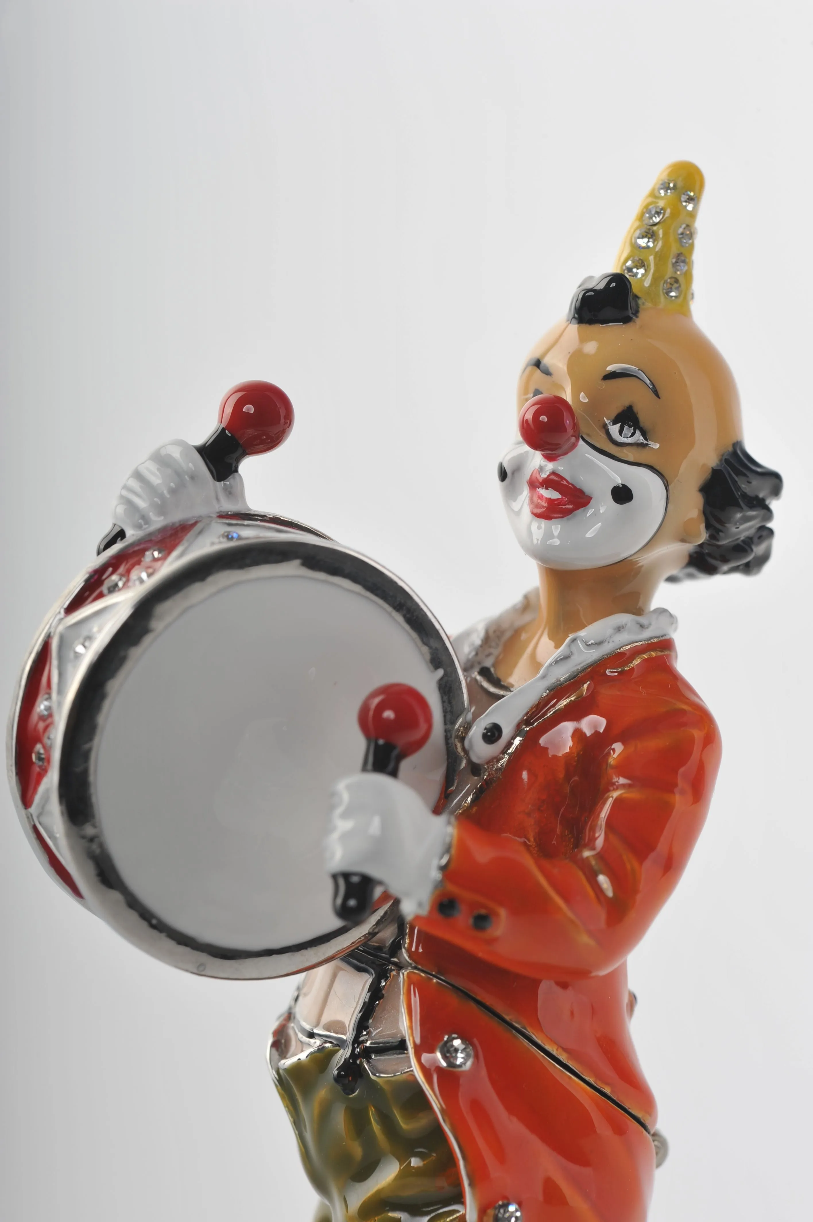 Clown Playing the Drum