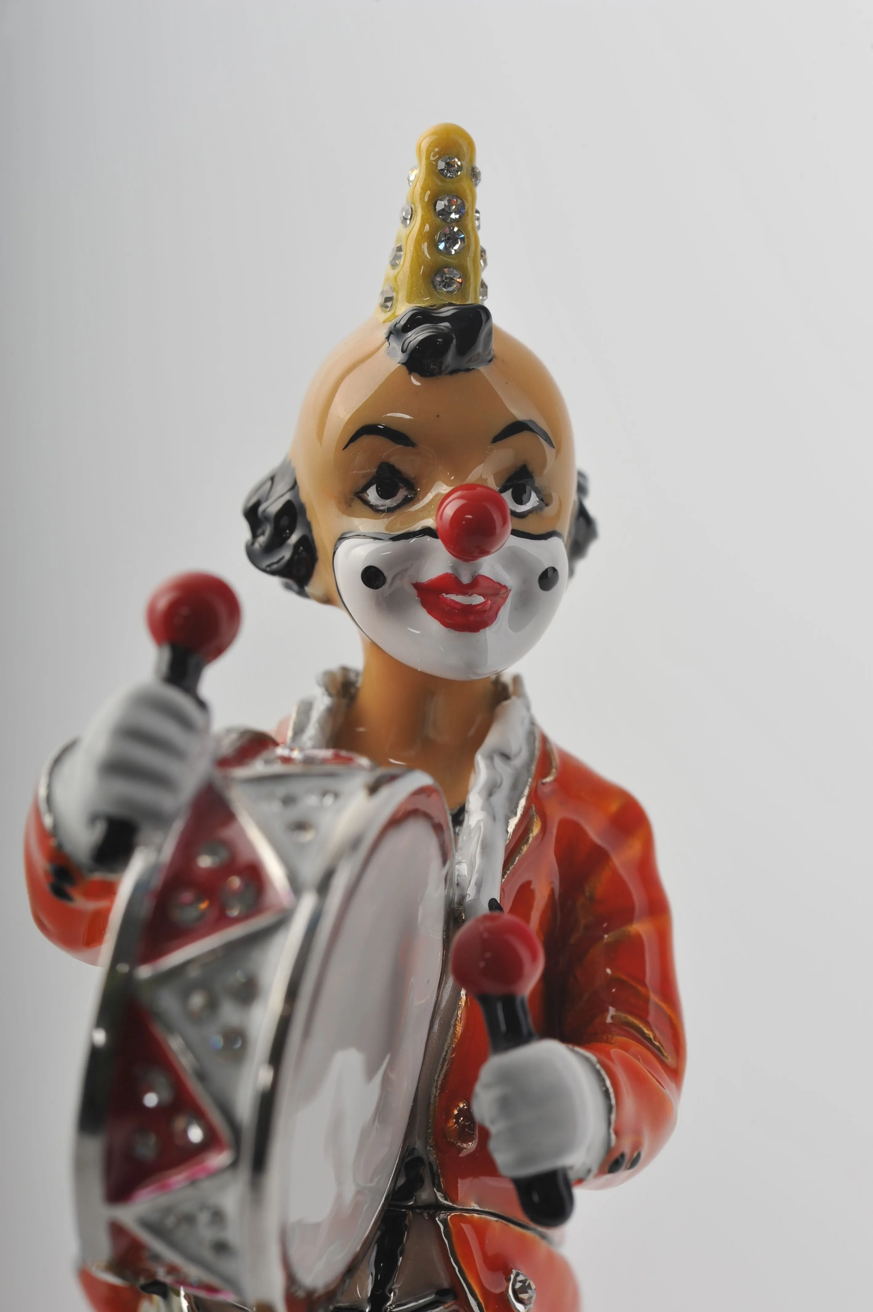 Clown Playing the Drum