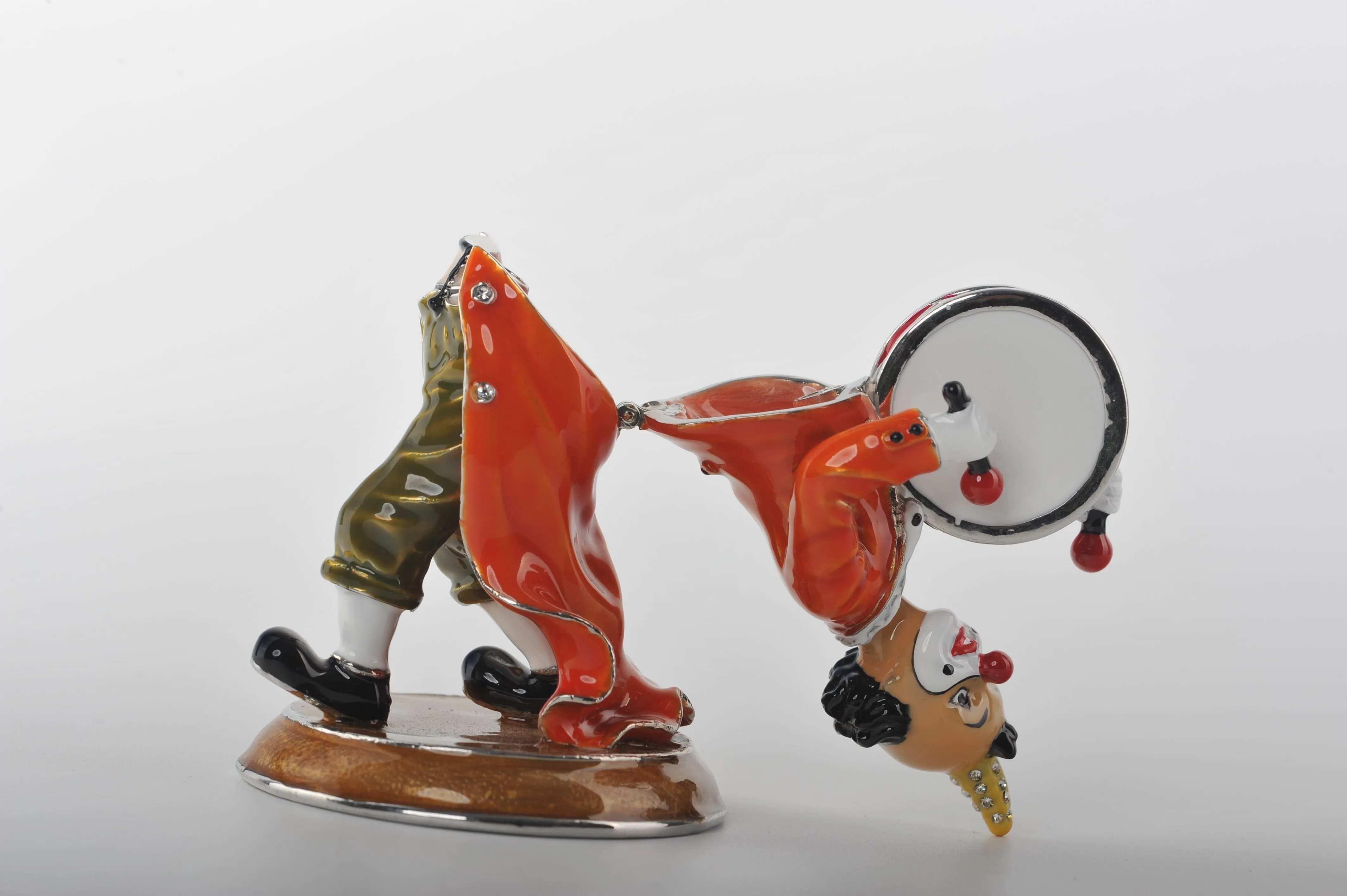 Clown Playing the Drum