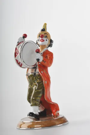 Clown Playing the Drum