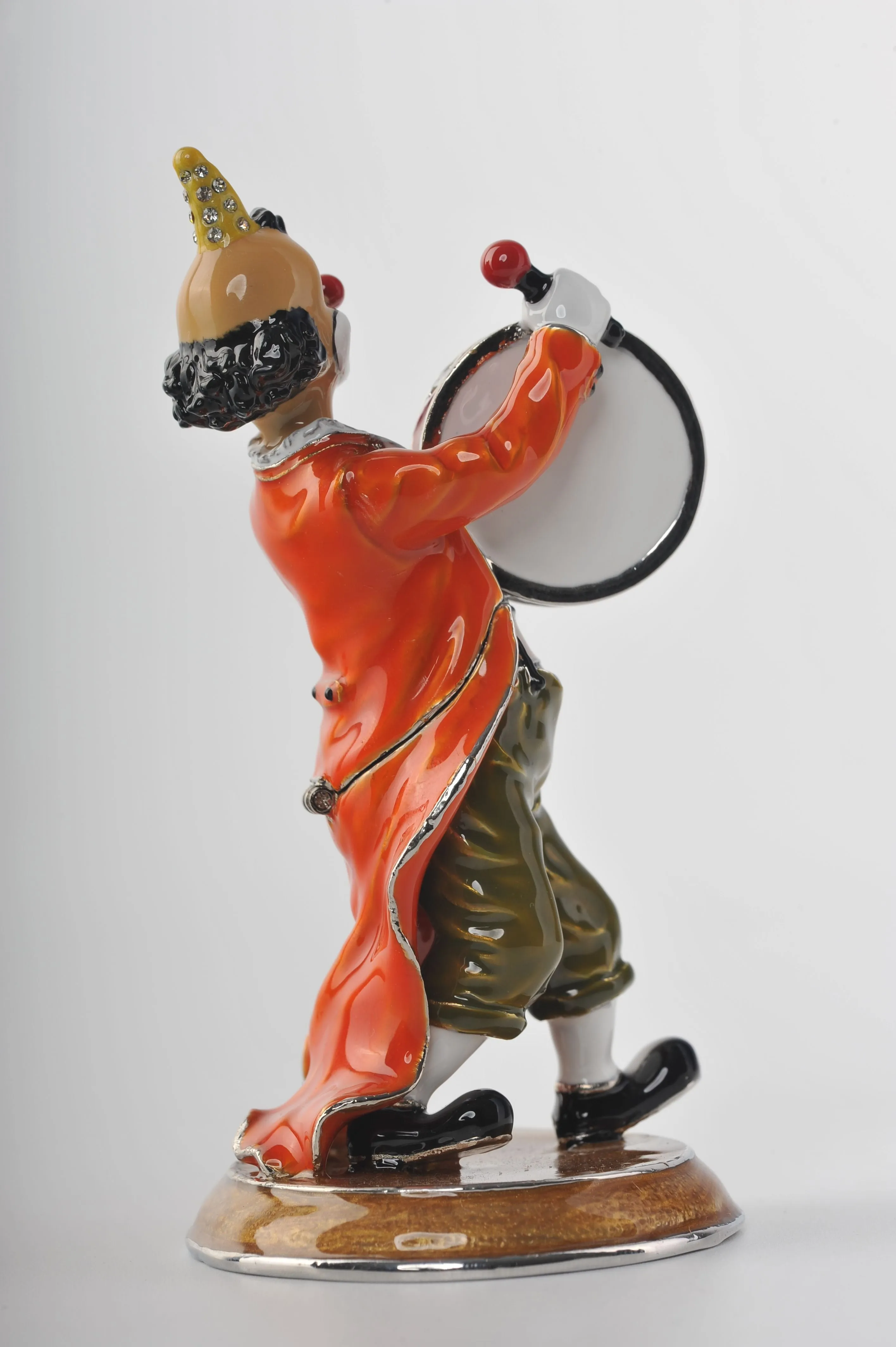 Clown Playing the Drum
