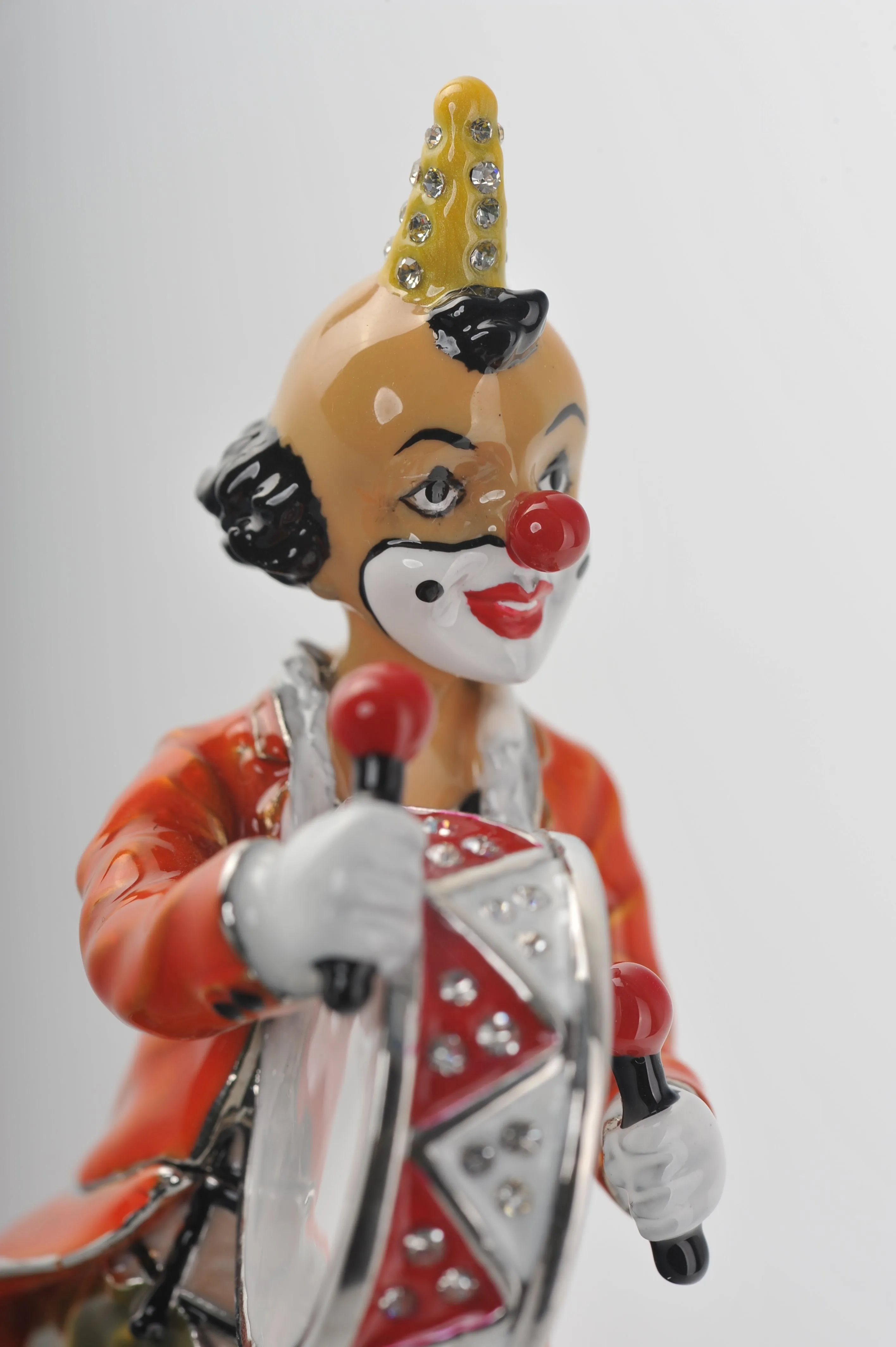 Clown Playing the Drum