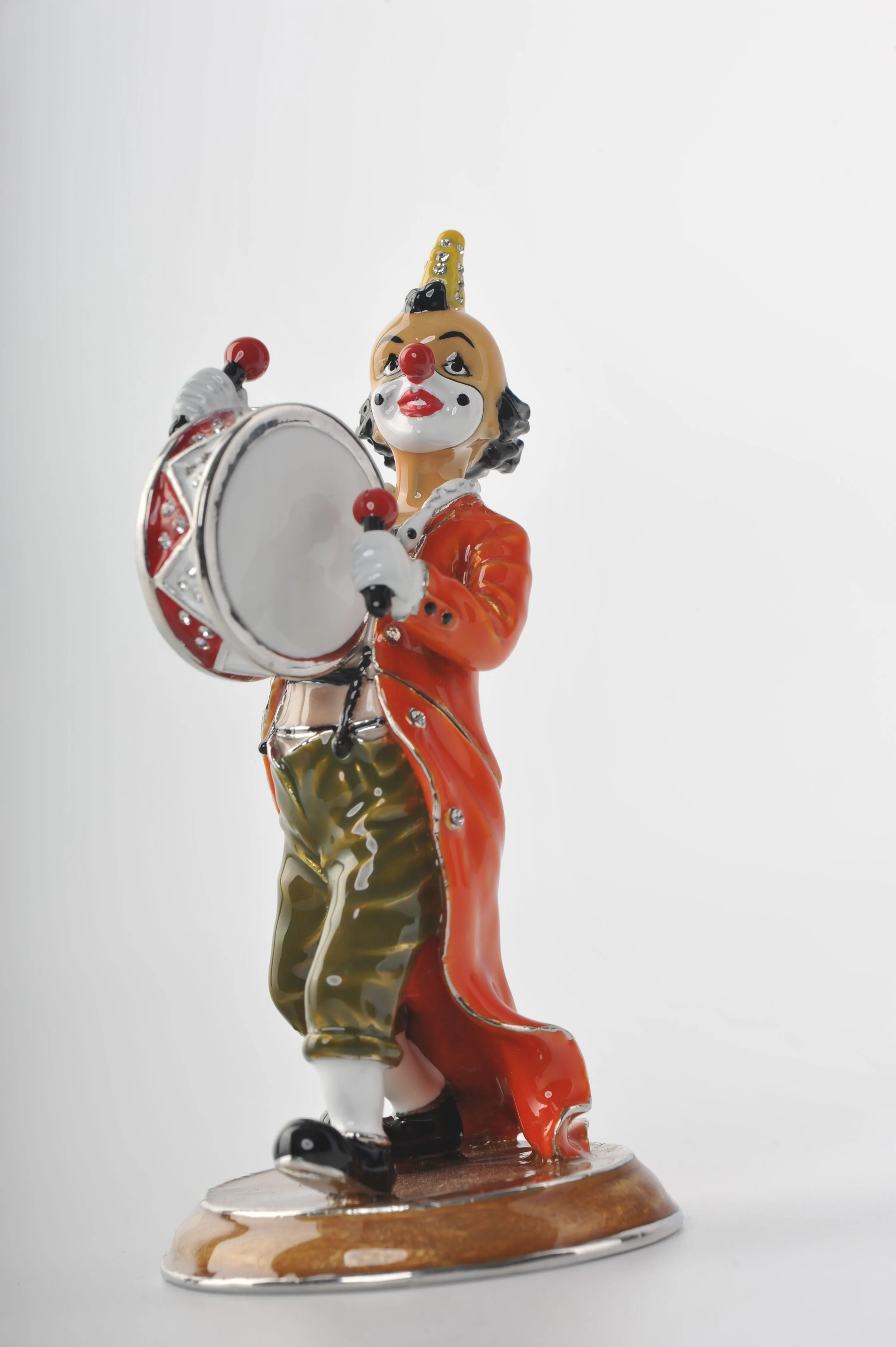 Clown Playing the Drum