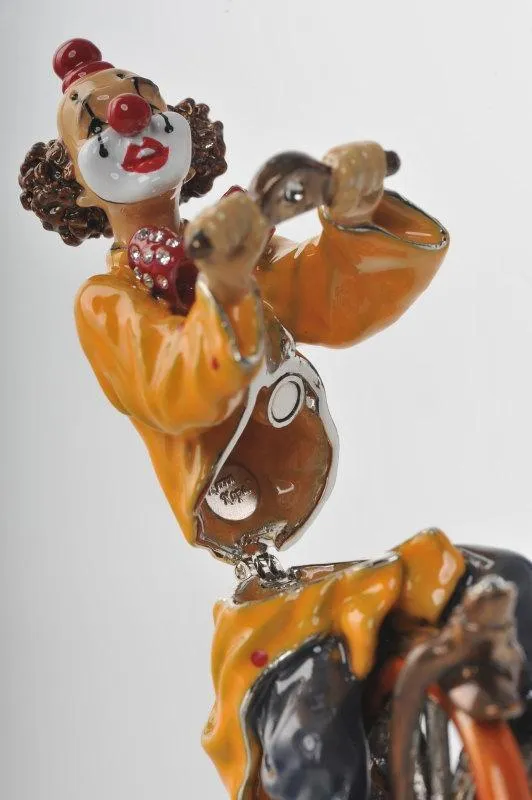 Clown Riding an Unicycle