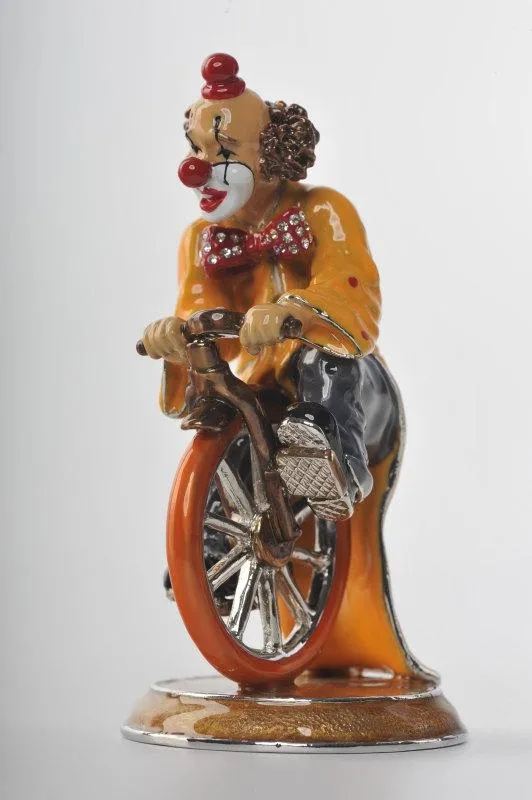 Clown Riding an Unicycle