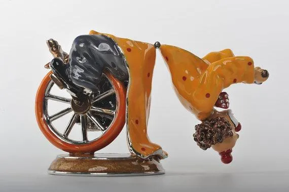 Clown Riding an Unicycle