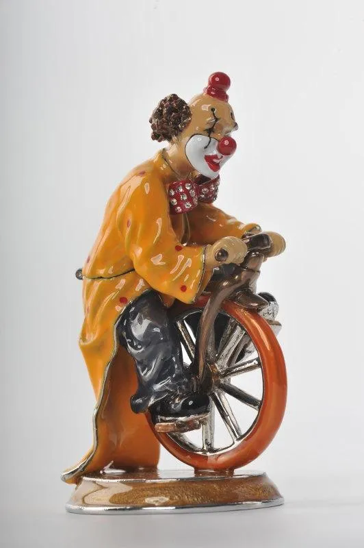 Clown Riding an Unicycle
