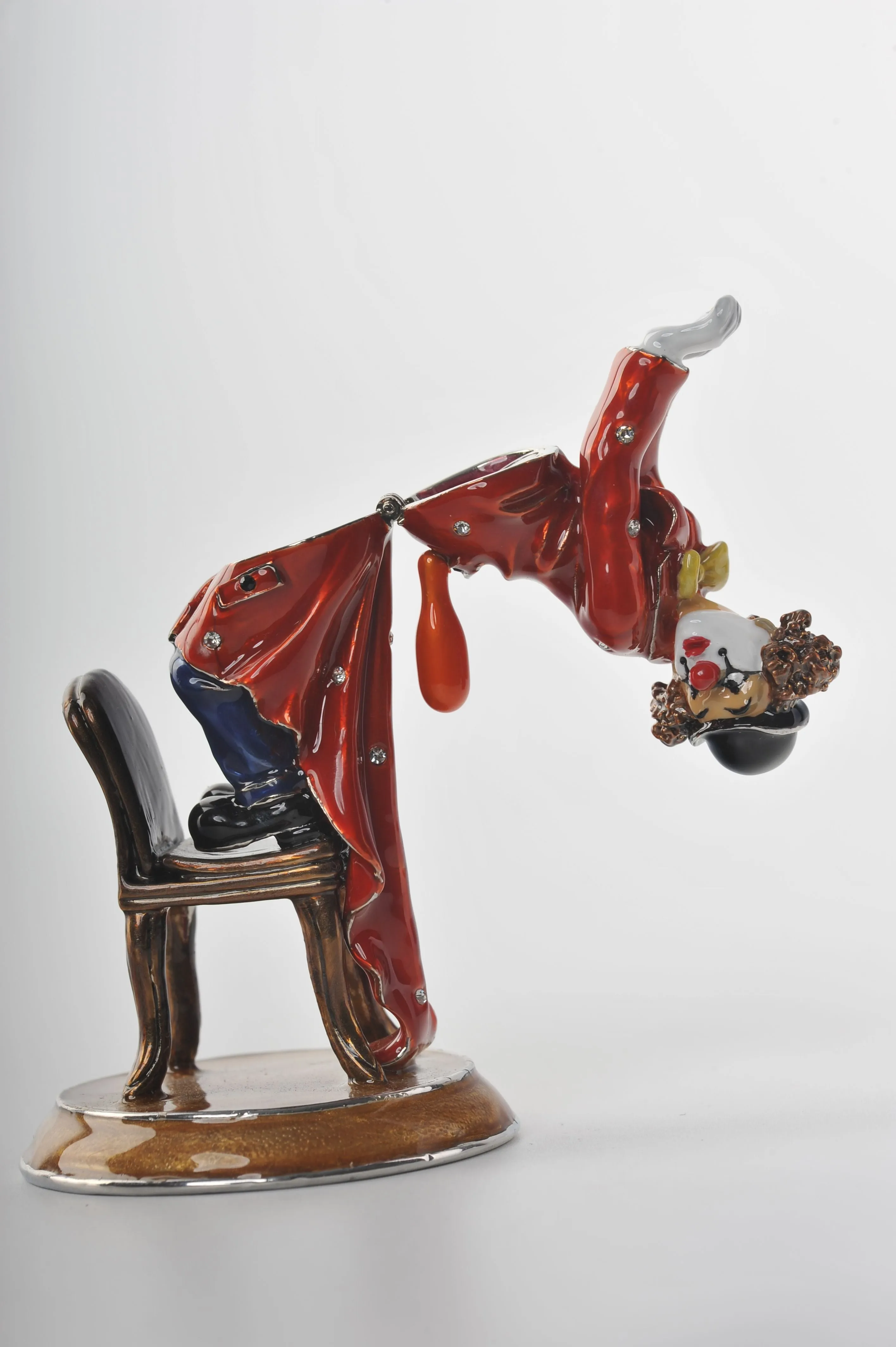 Clown Standing on a Chair