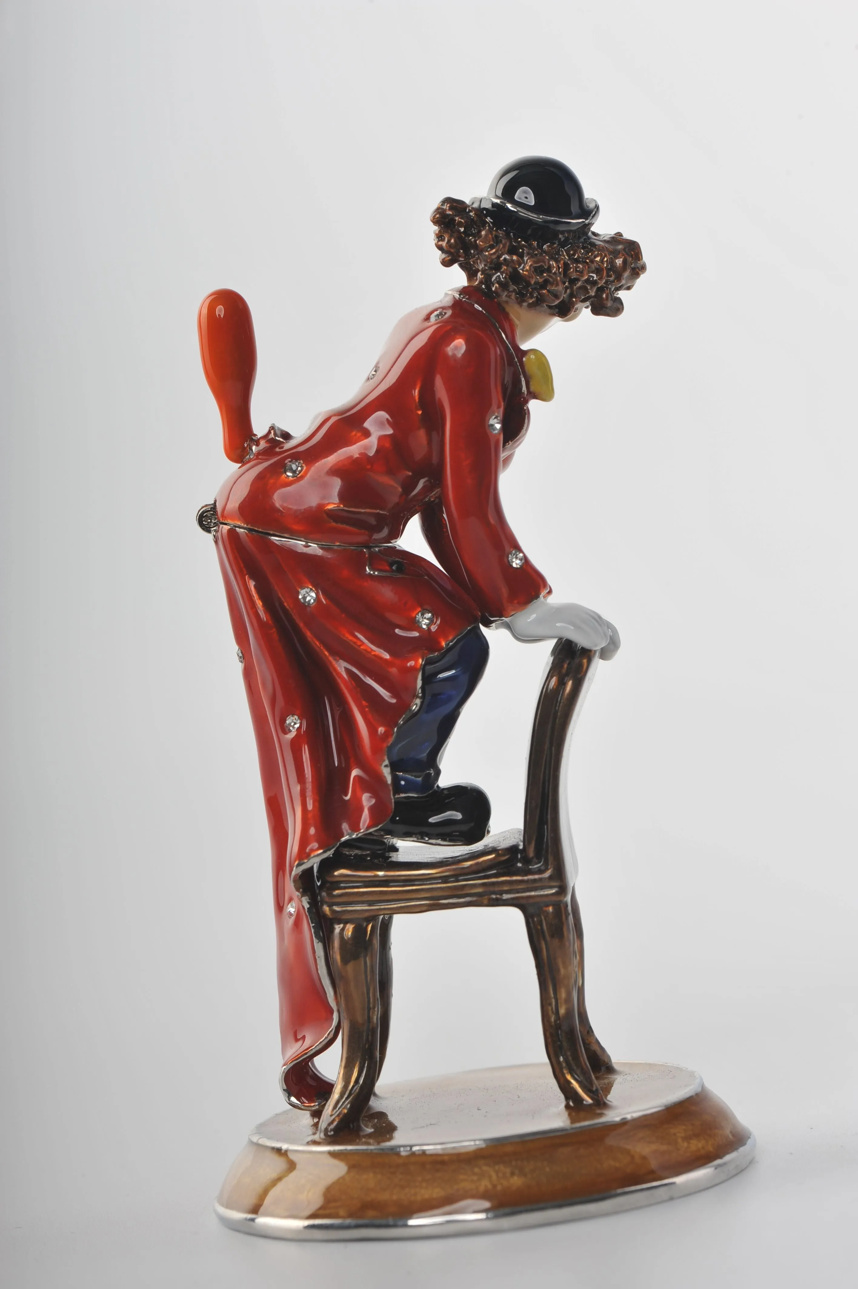 Clown Standing on a Chair