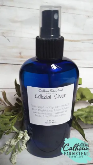 Colloidal Silver Spray - Wound Spray - Immunity Support - Antimicrobial