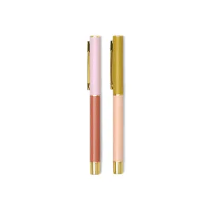 Color Block Pens - Rosewood   Blush