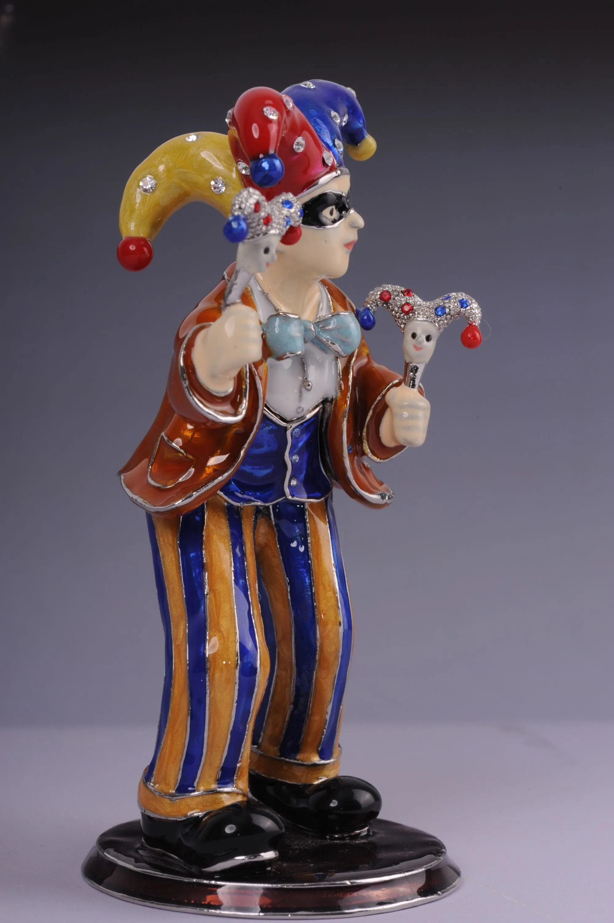 Colorful Jester with Clappers