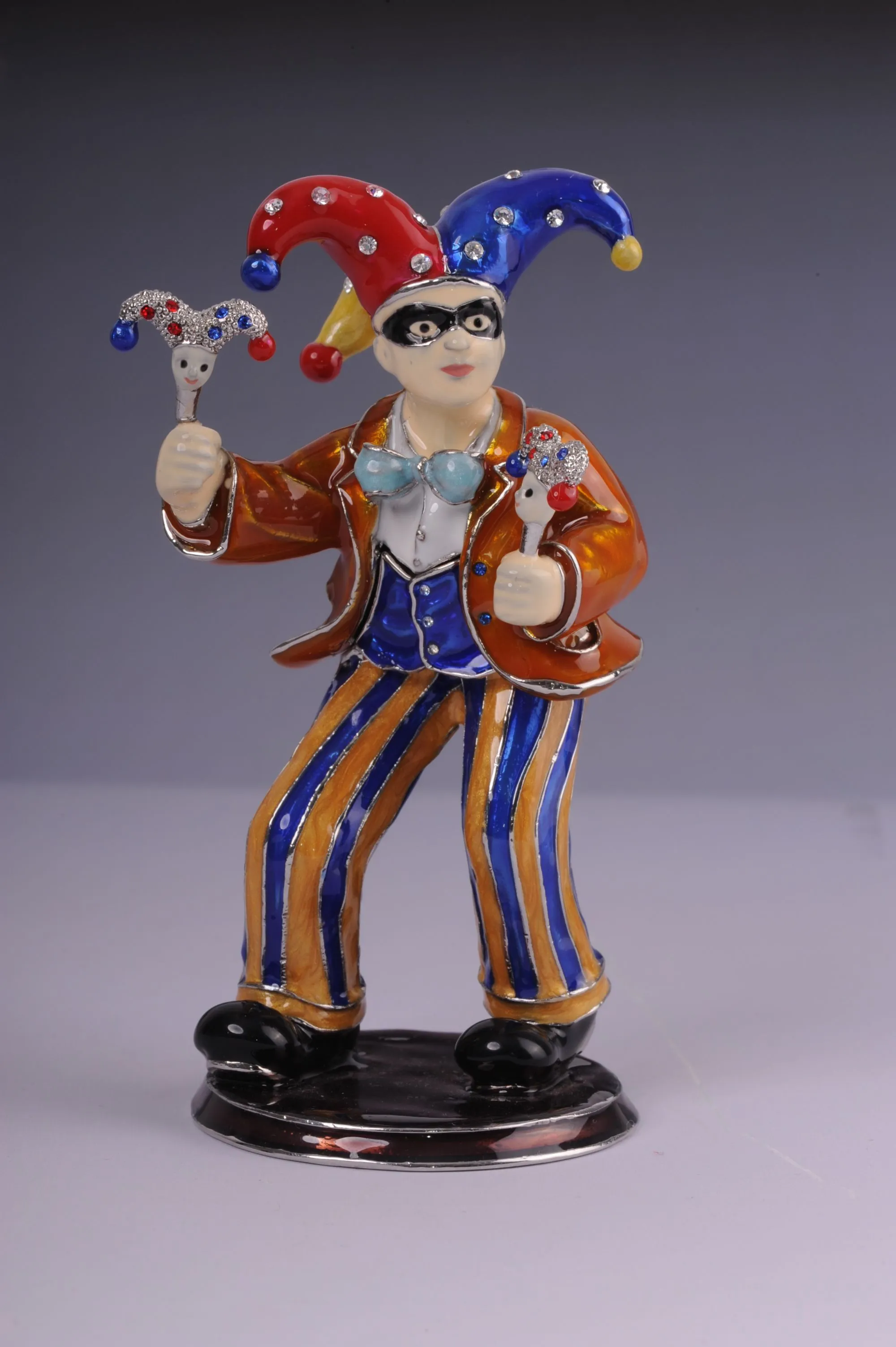 Colorful Jester with Clappers
