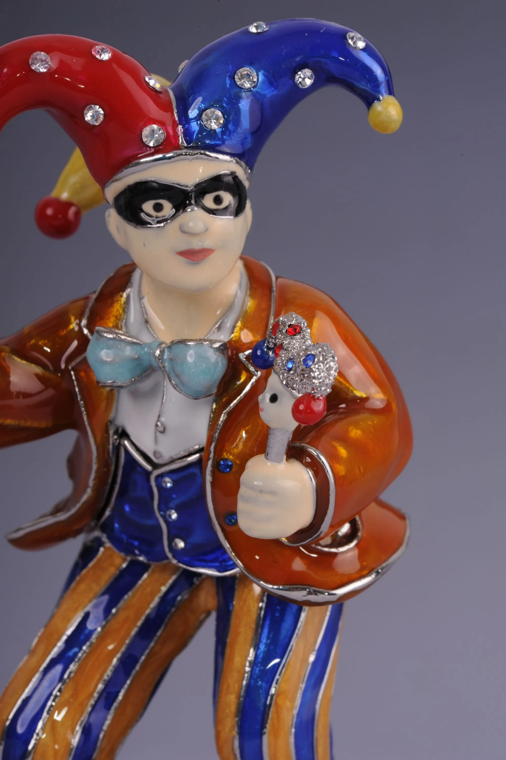 Colorful Jester with Clappers
