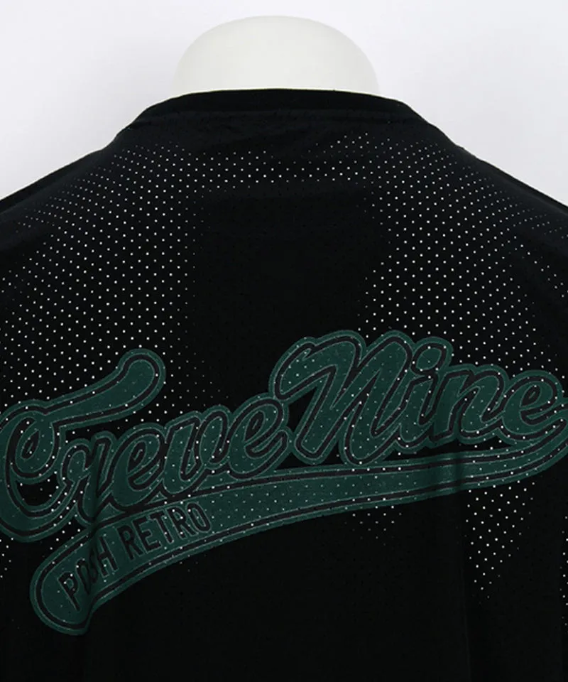 CREVE NINE: M Signature Punching Uni Anorak - Black