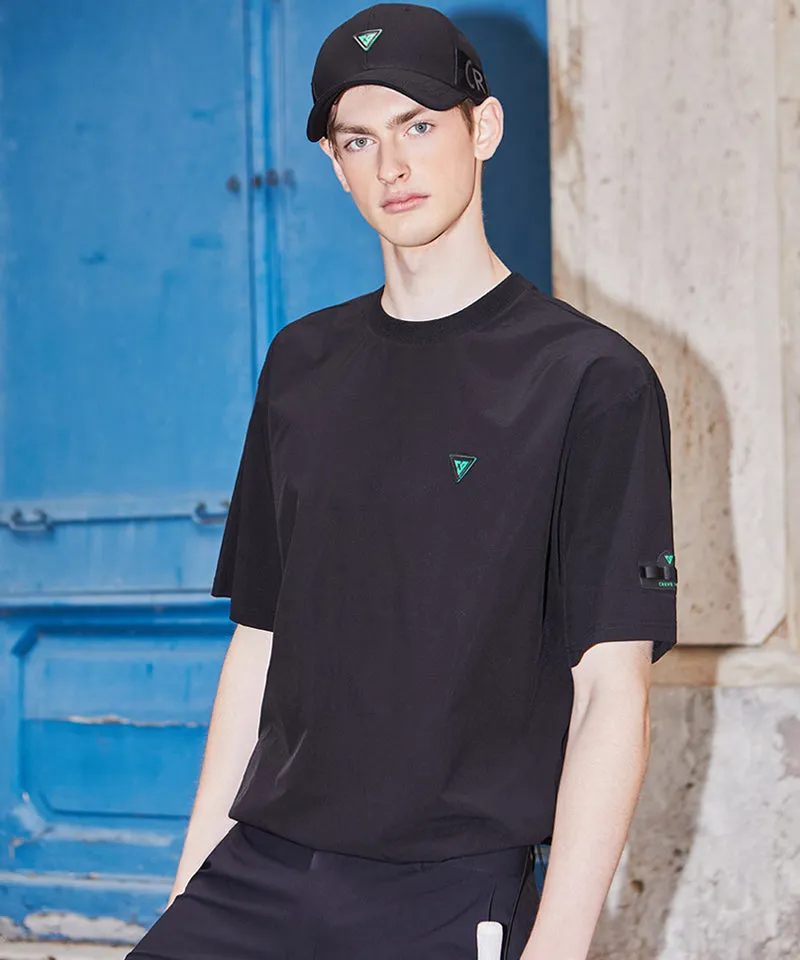 CREVE NINE: M Signature Punching Uni Anorak - Black