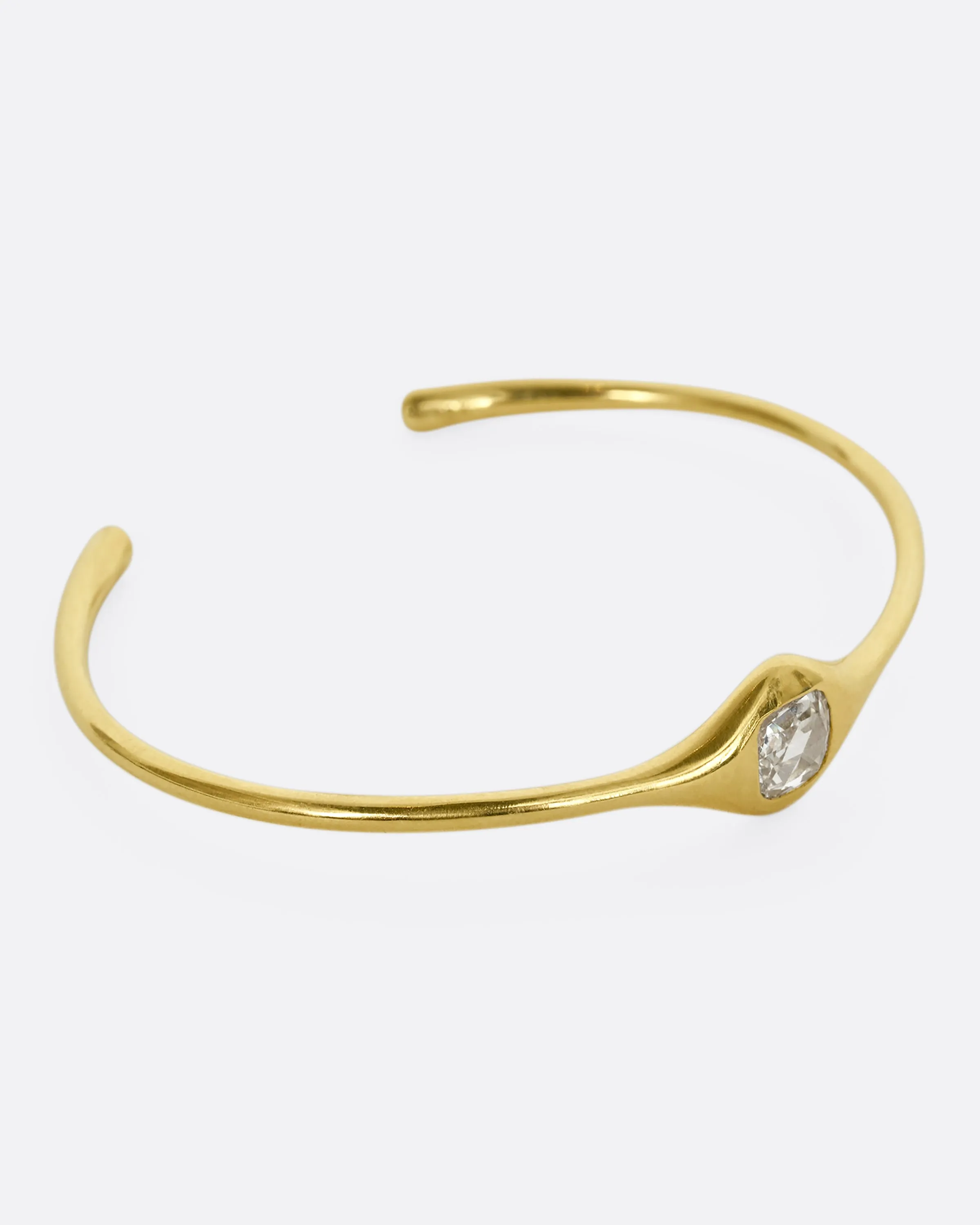 Cushion Diamond Cuff