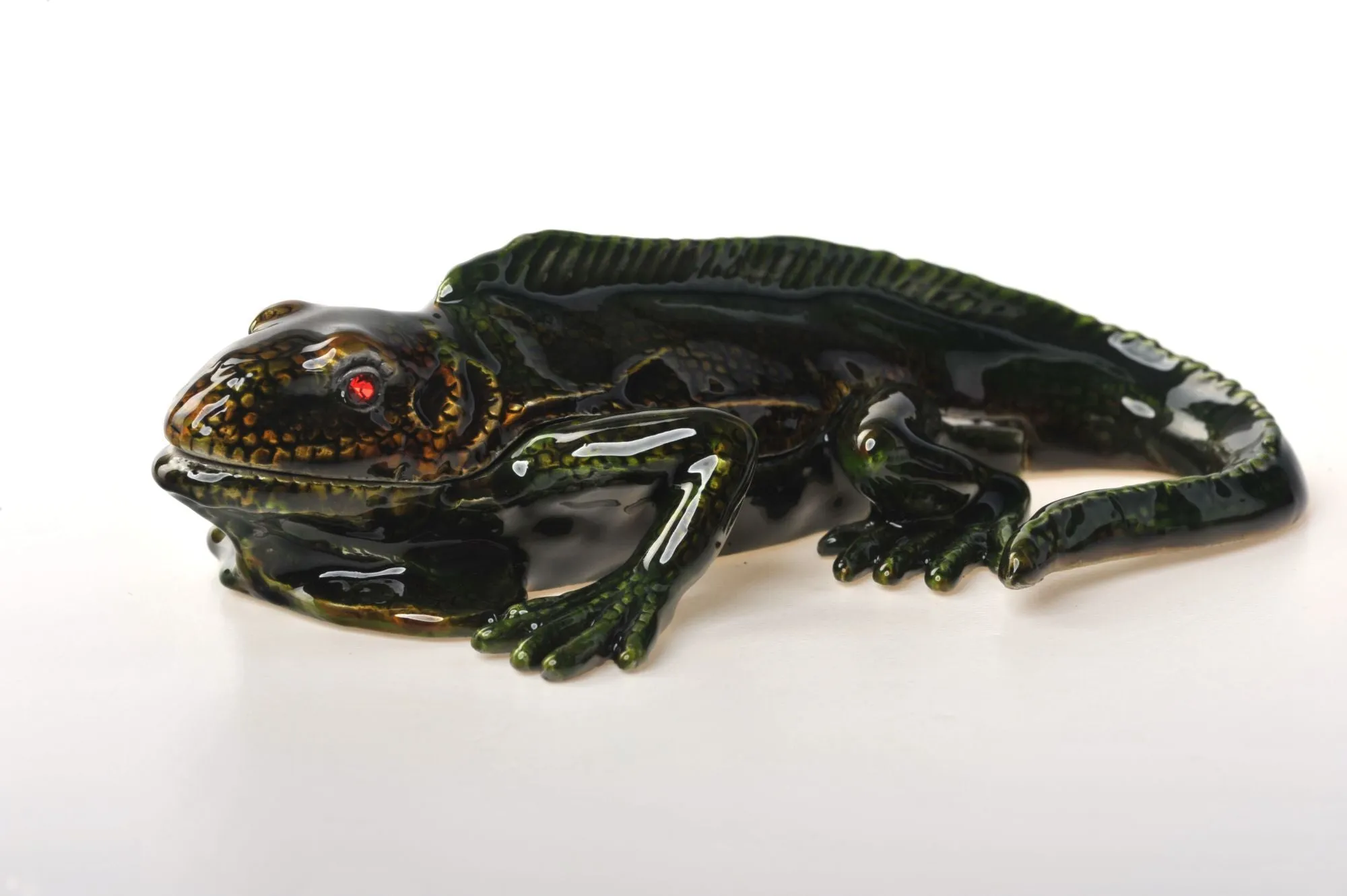 Dark Green Lizard