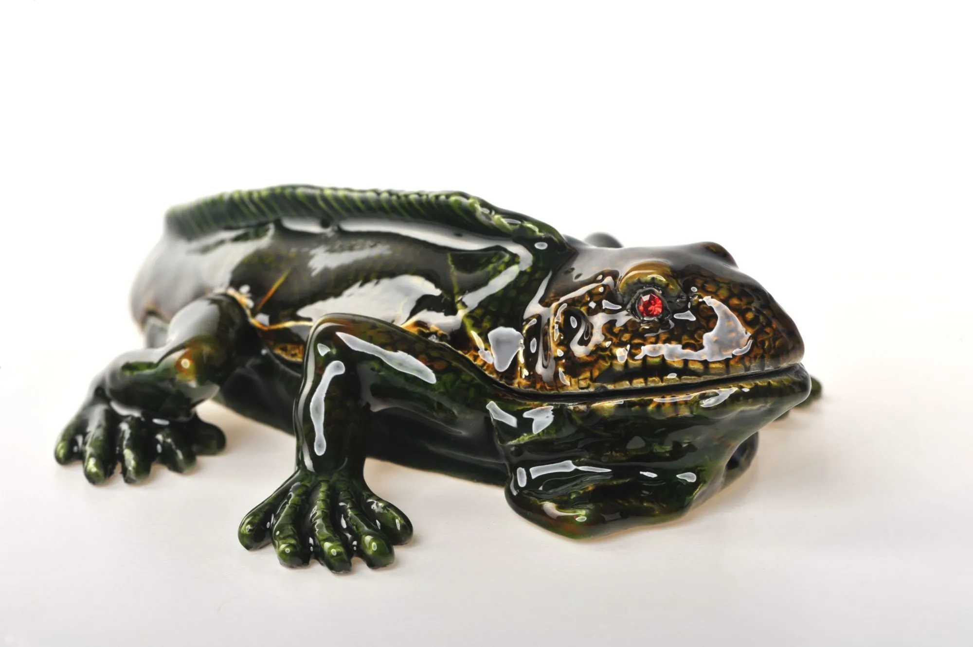 Dark Green Lizard