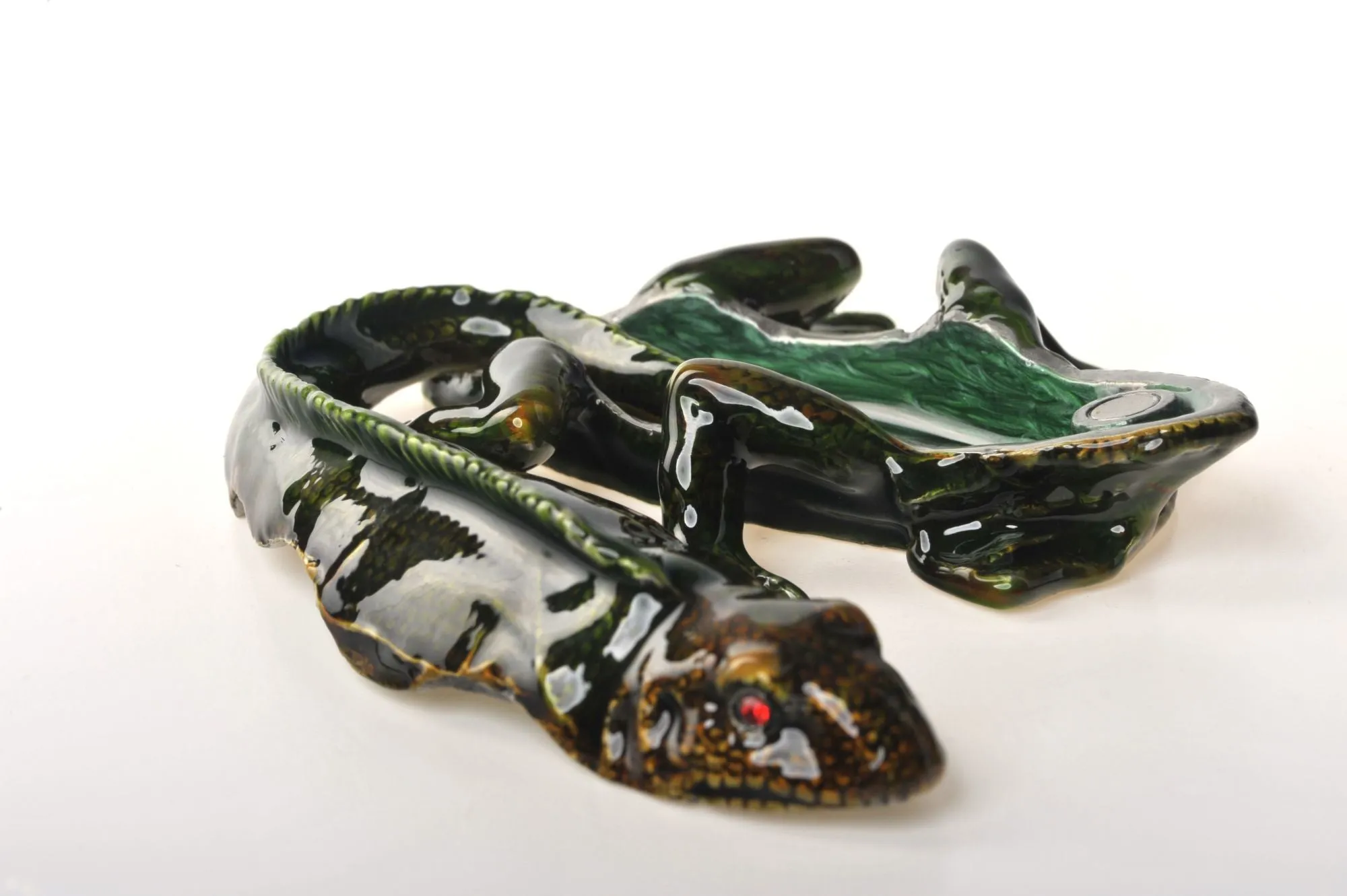 Dark Green Lizard