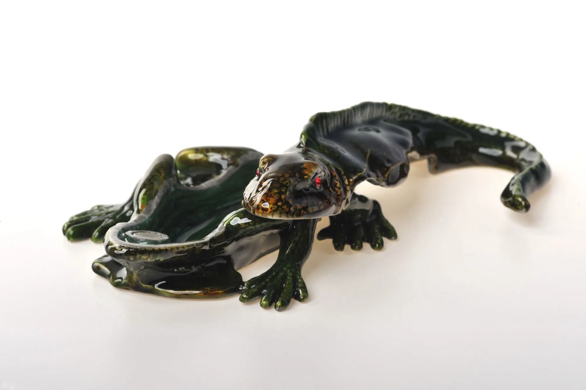 Dark Green Lizard