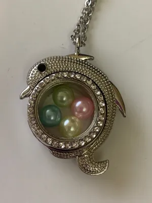Dolphin PEARL/GEM Locket