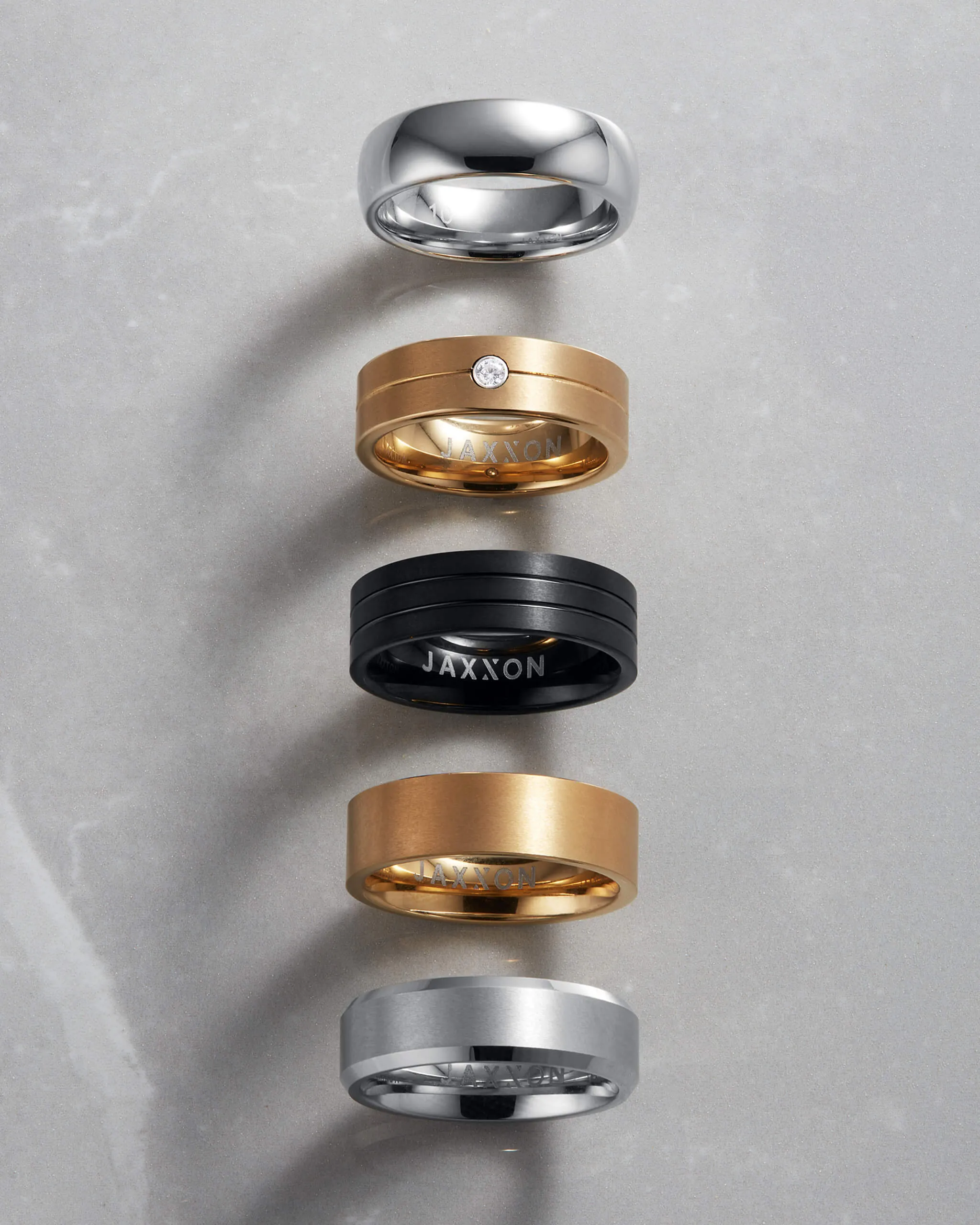 Double Ridge Wedding Band - 7mm