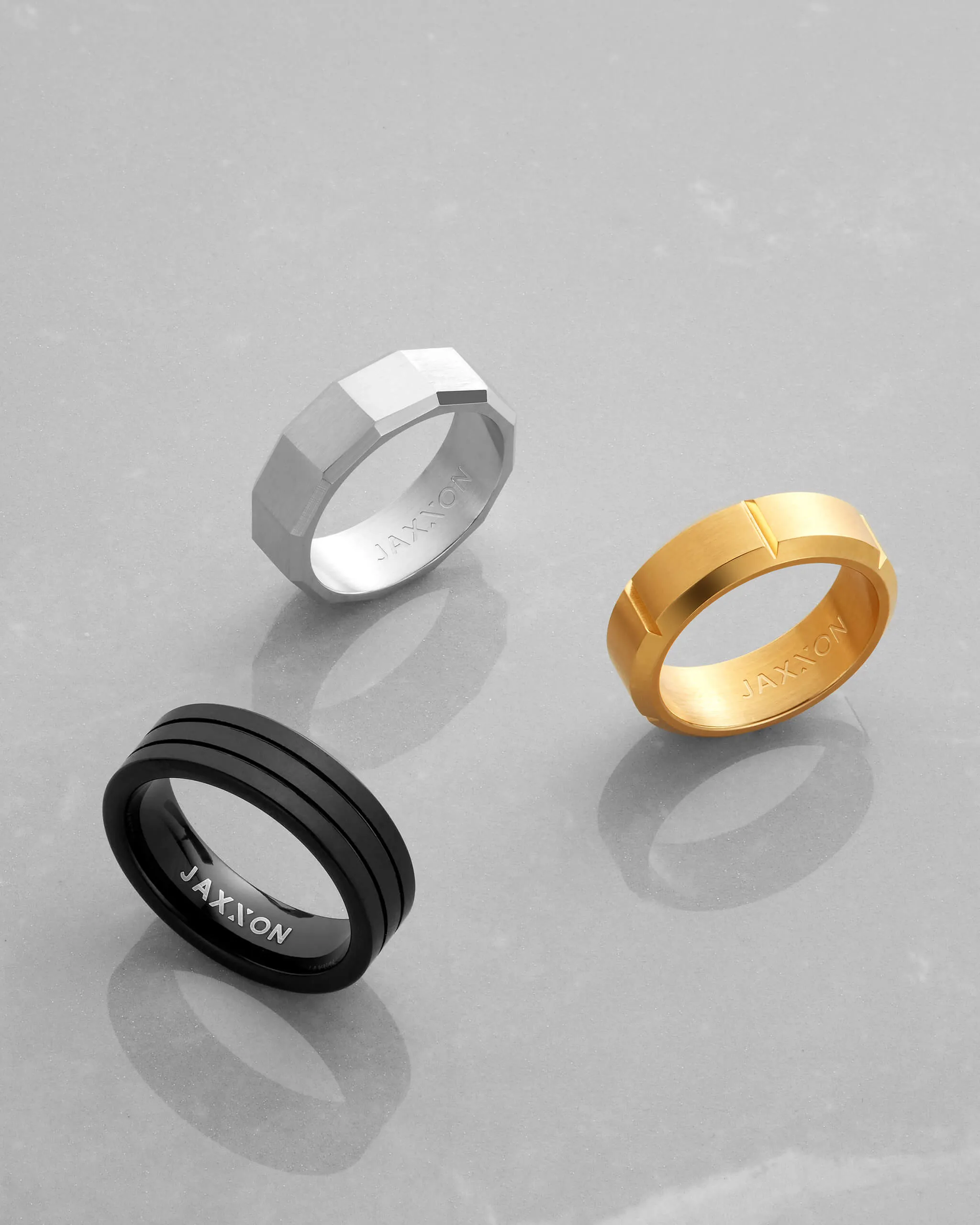 Double Ridge Wedding Band - 7mm