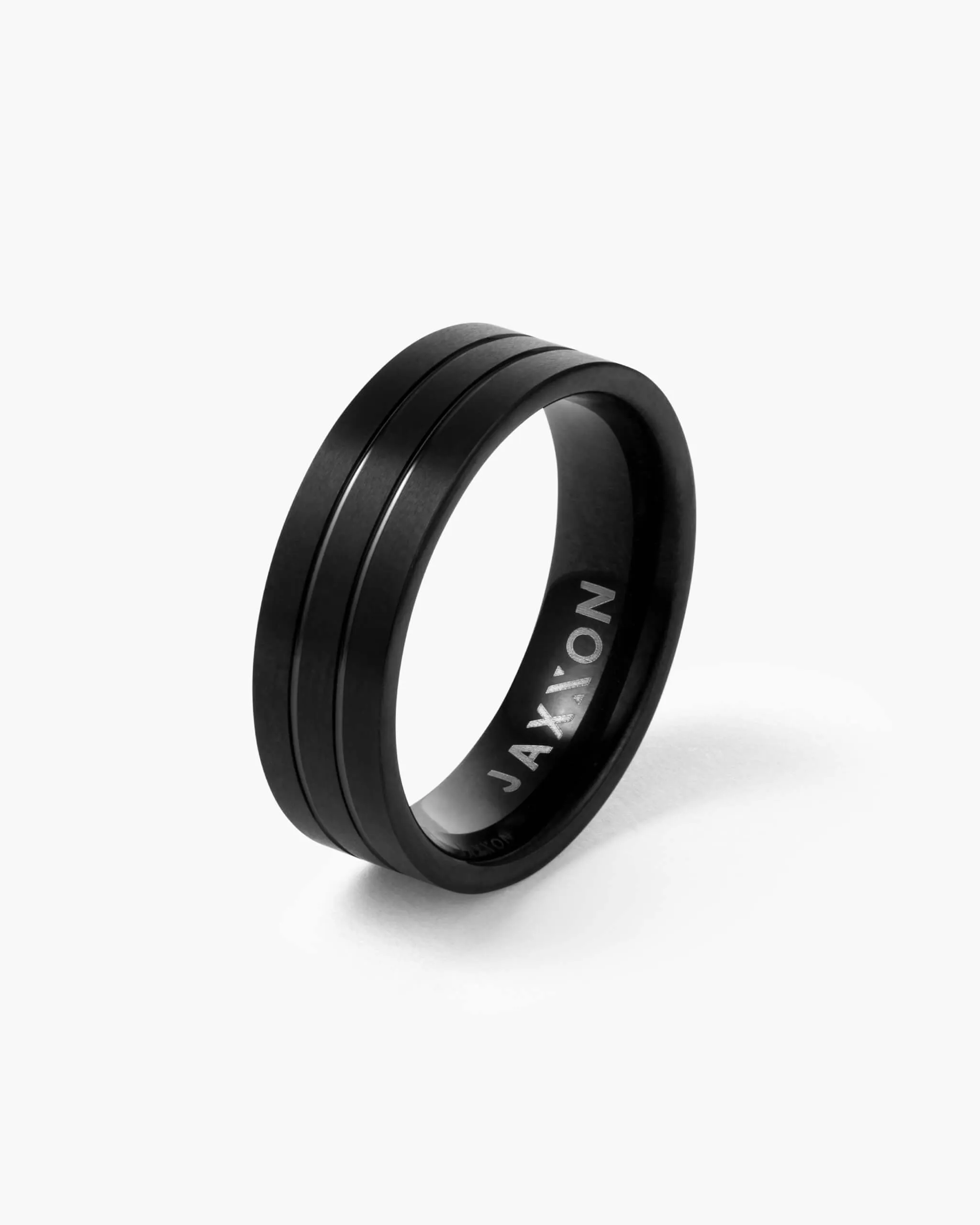 Double Ridge Wedding Band - 7mm