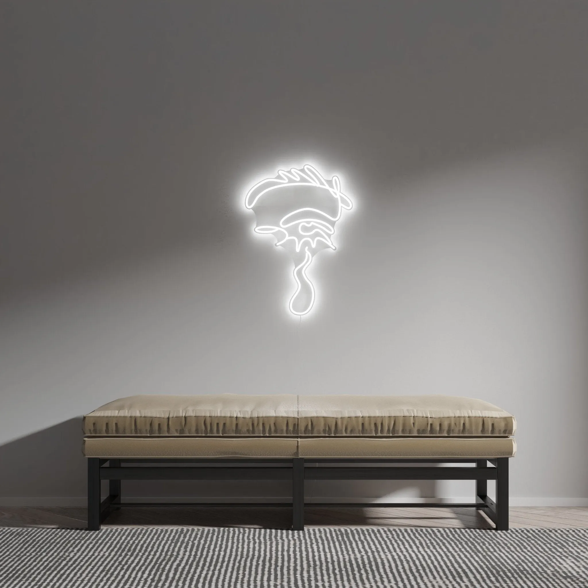 Dripping Eye by Girl Knew York - LED neon sign