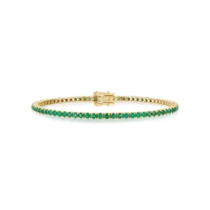 Emerald Tennis Bracelet