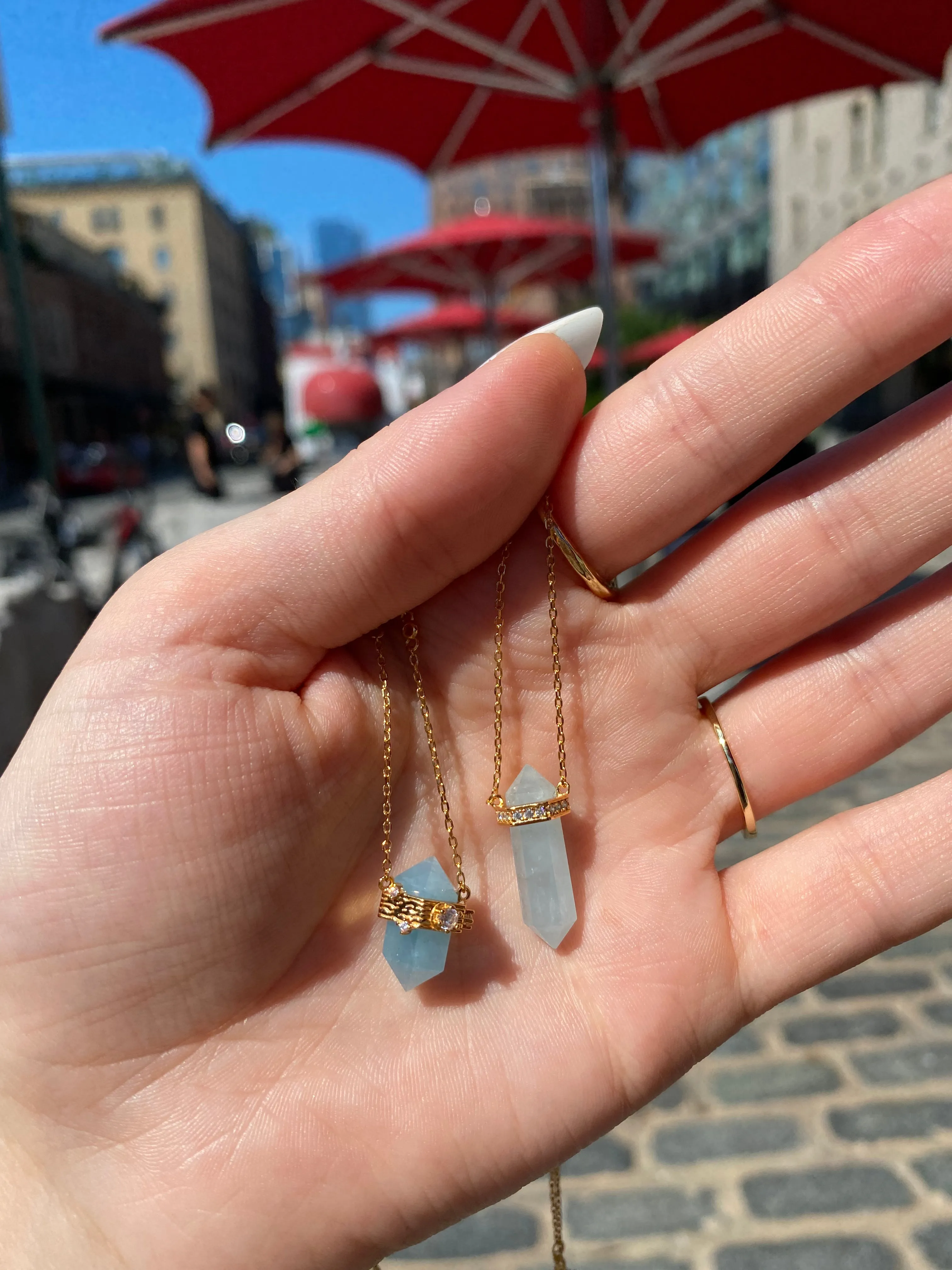 Euphoria Aquamarine Necklace