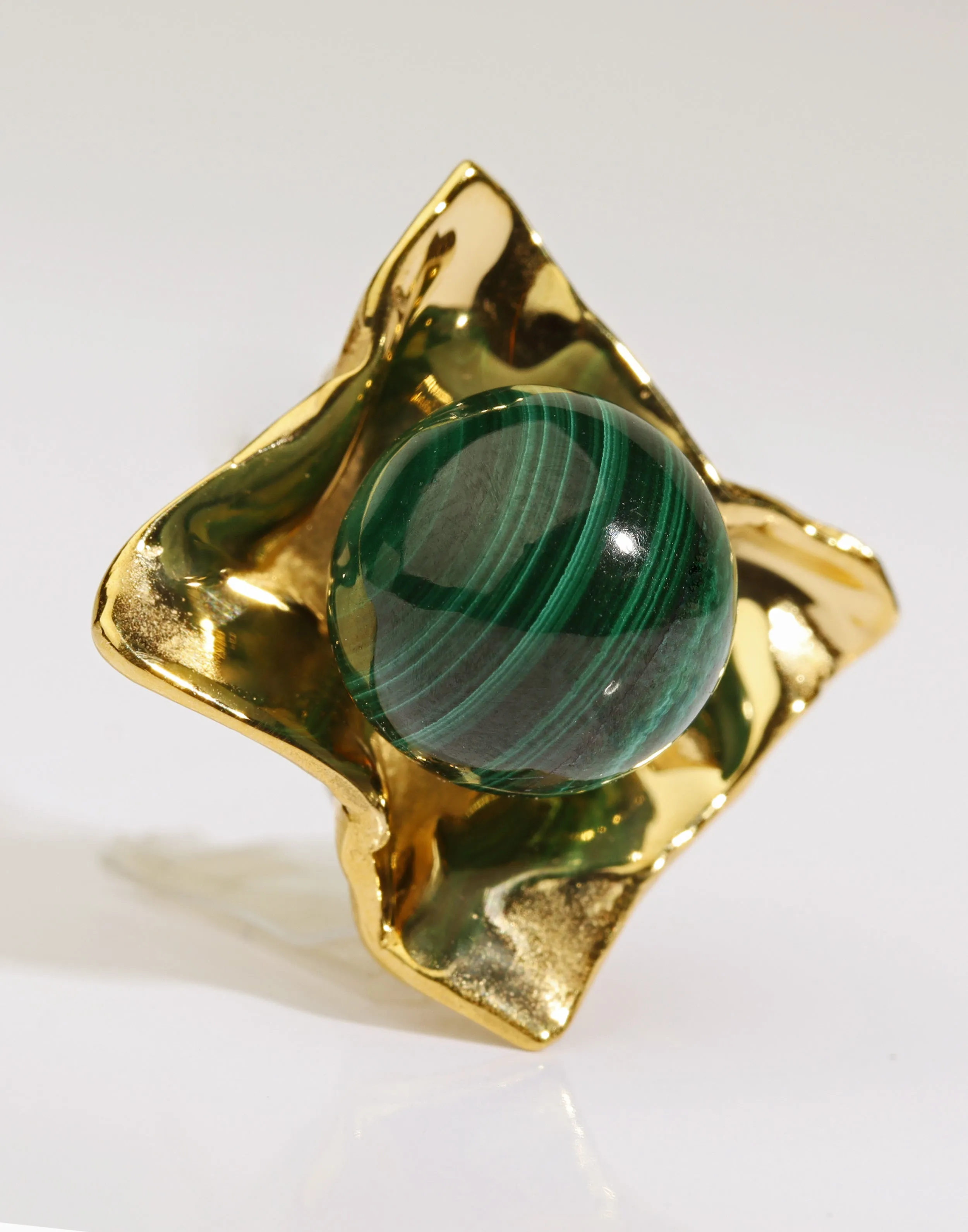 Eye Candy Earrings Malachite