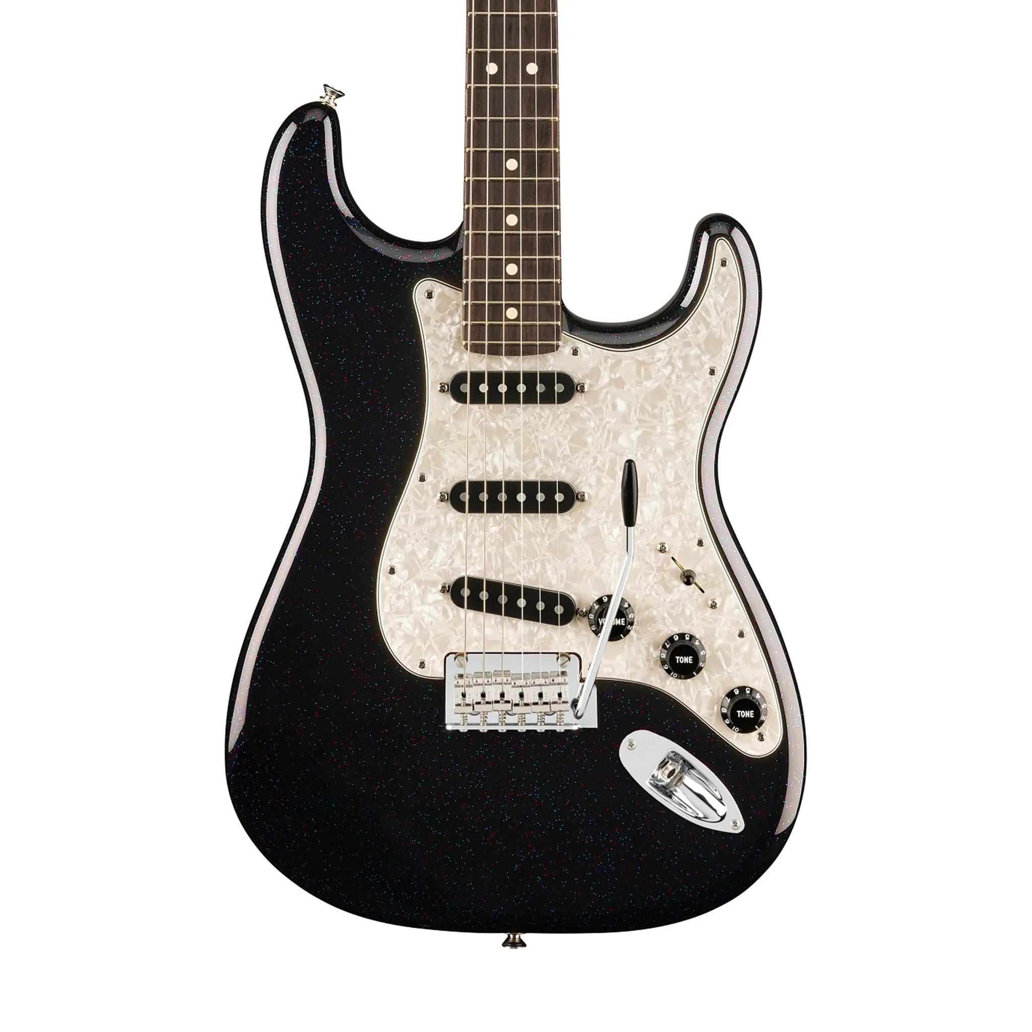 Fender 70th Anniversary Player Stratocaster Electric Guitar, RW FB, Nebula Noir