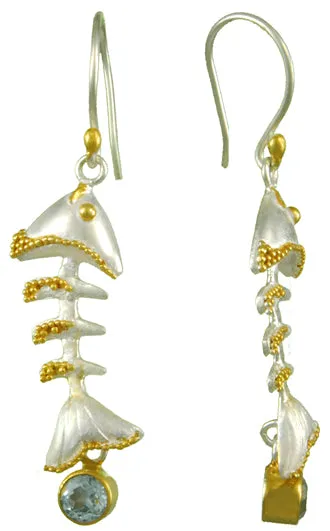 Fish Bone Earrings