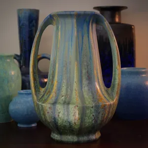 French Nouveau Crystalline Vase