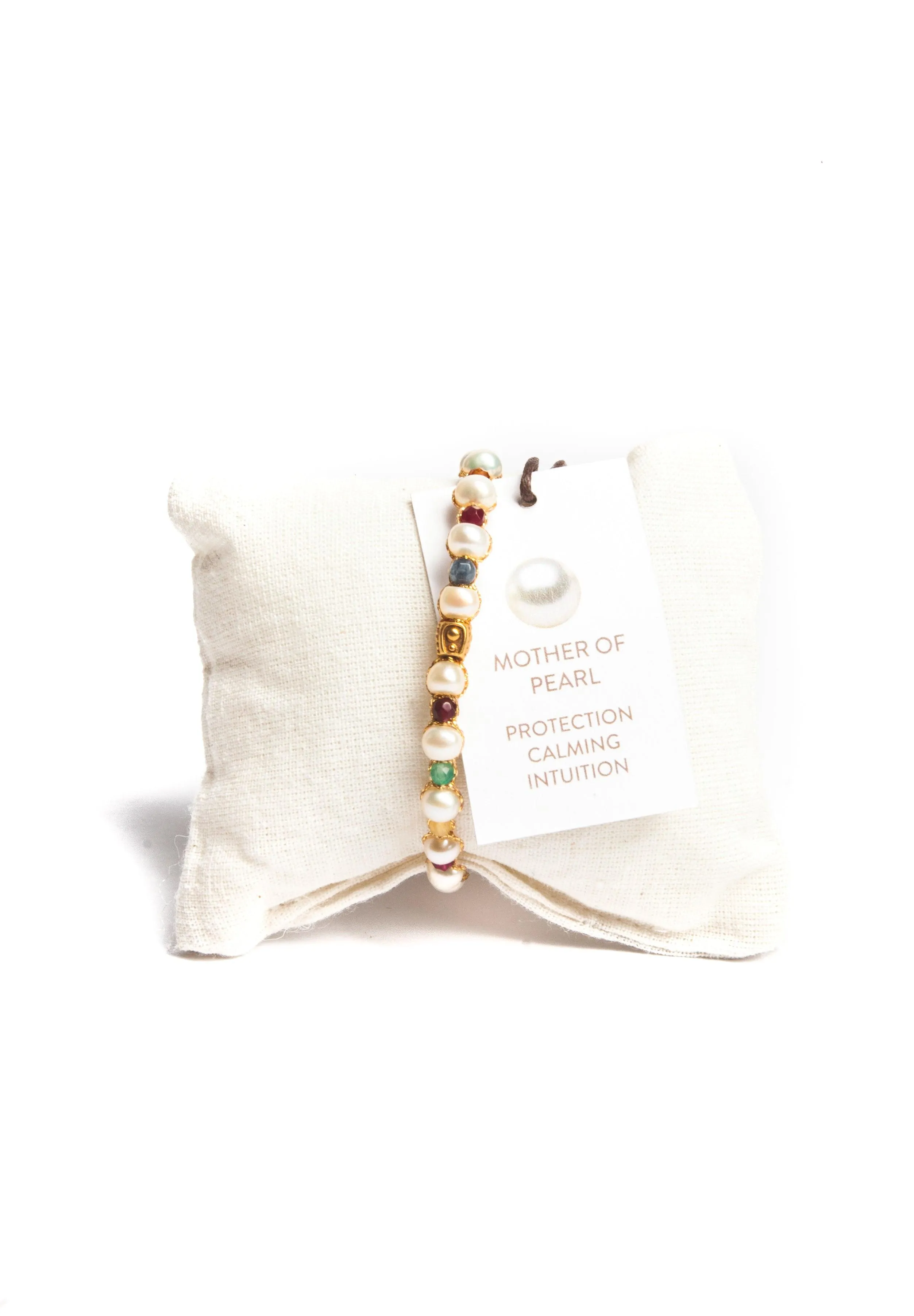 Fresh Water Pearl & Gemstone Bracelet | Gold