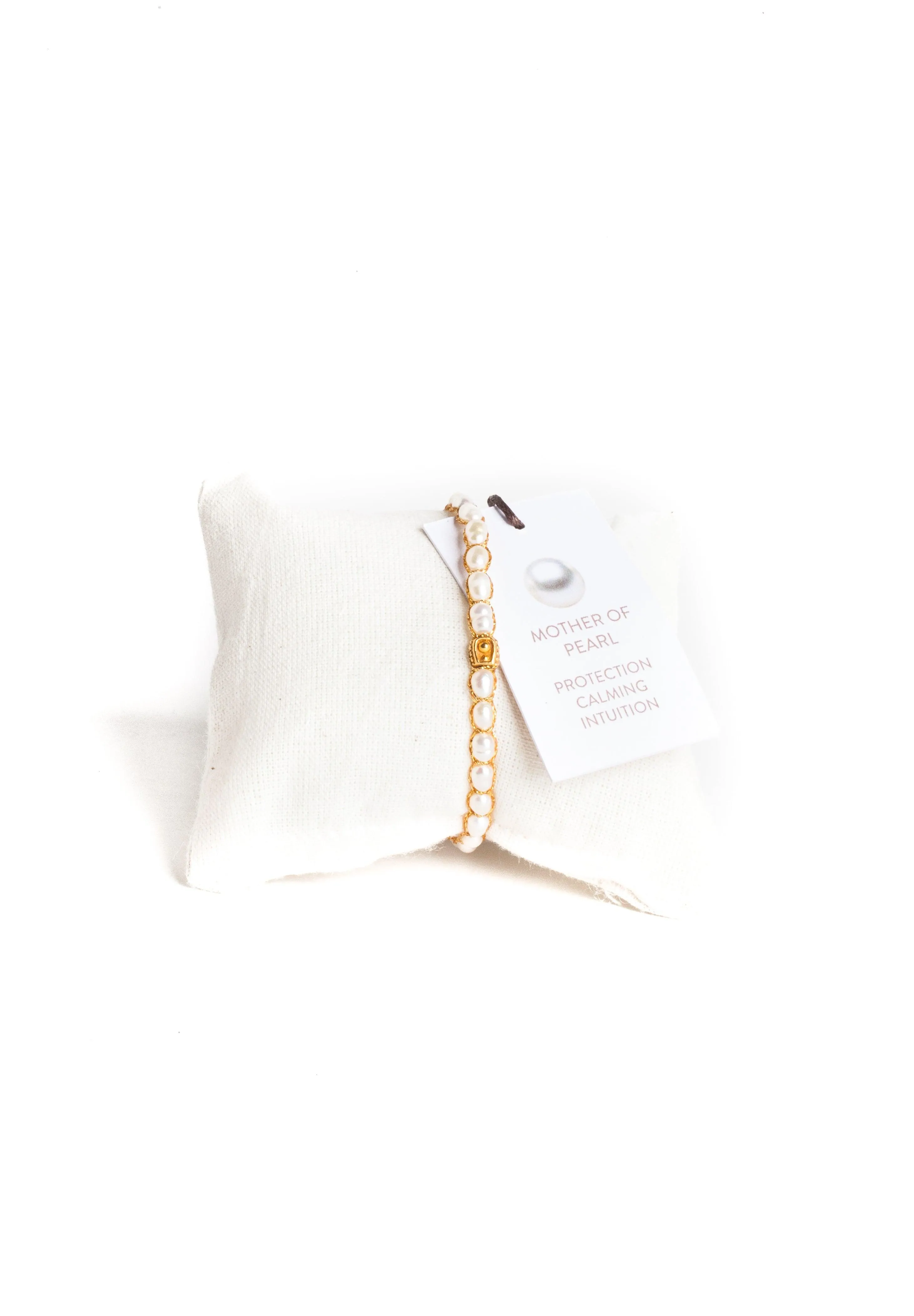 Fresh Water Pearl Oval Bracelet | Gold