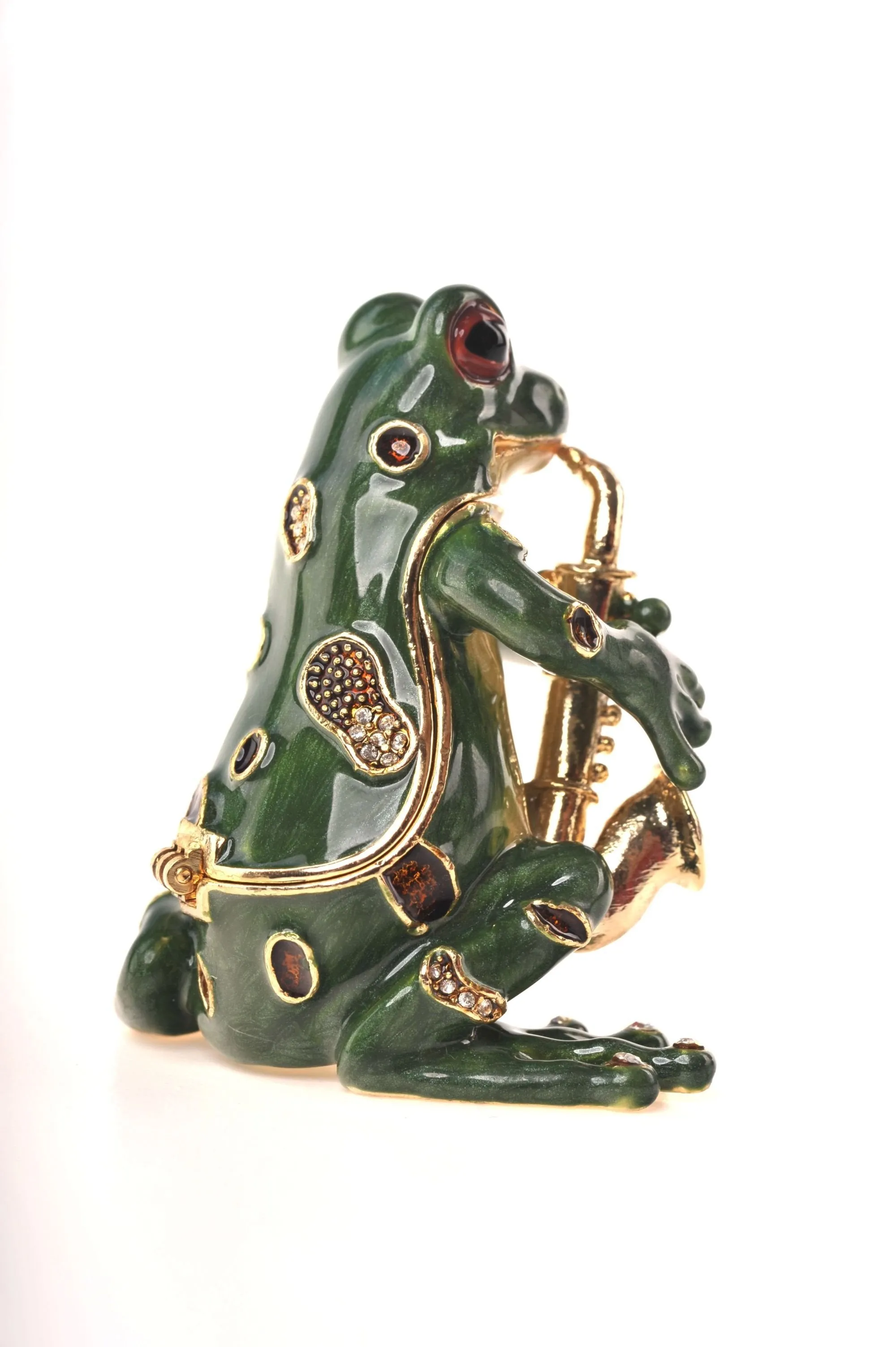 Frog Playing the Saxophone