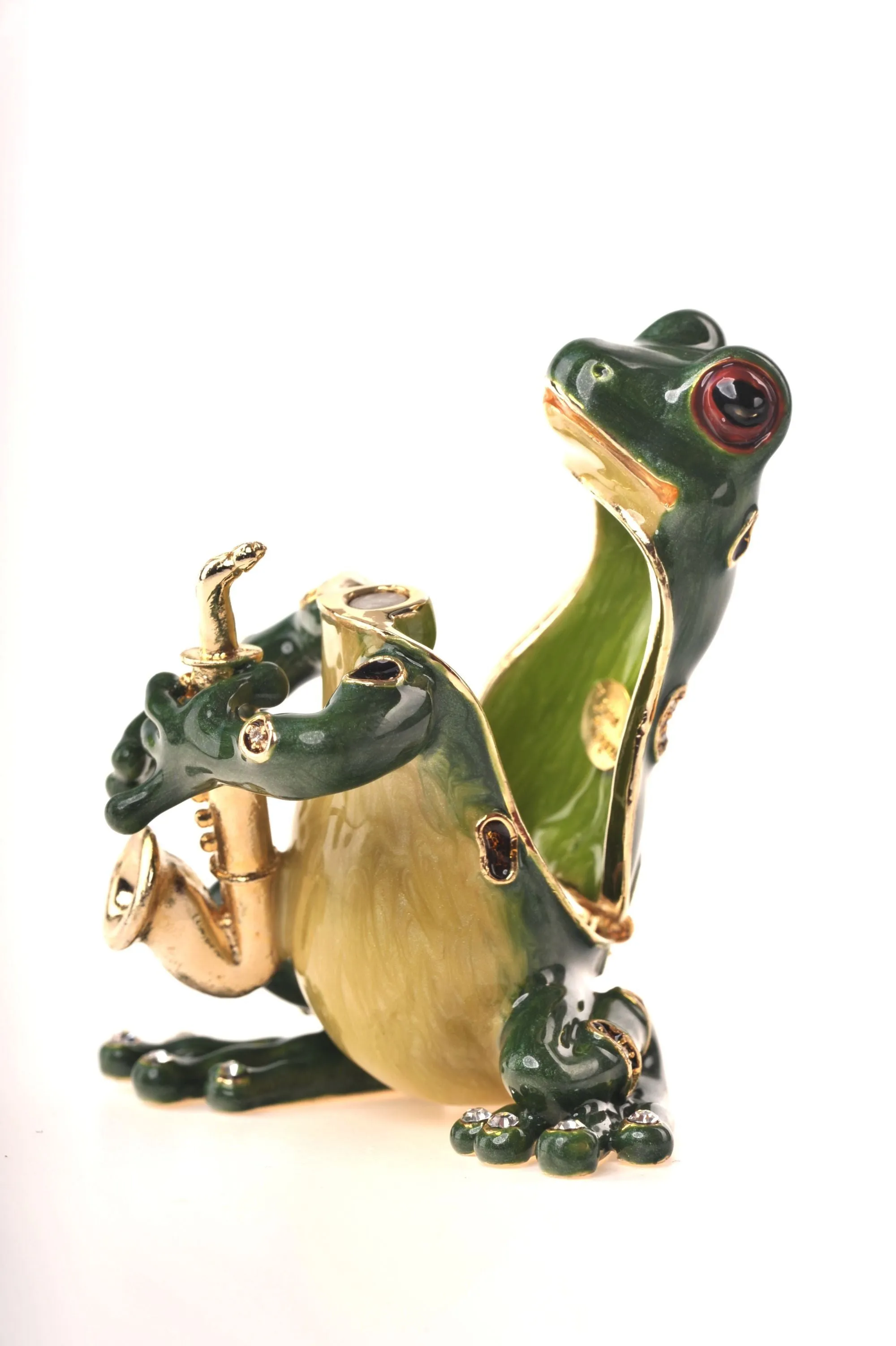Frog Playing the Saxophone