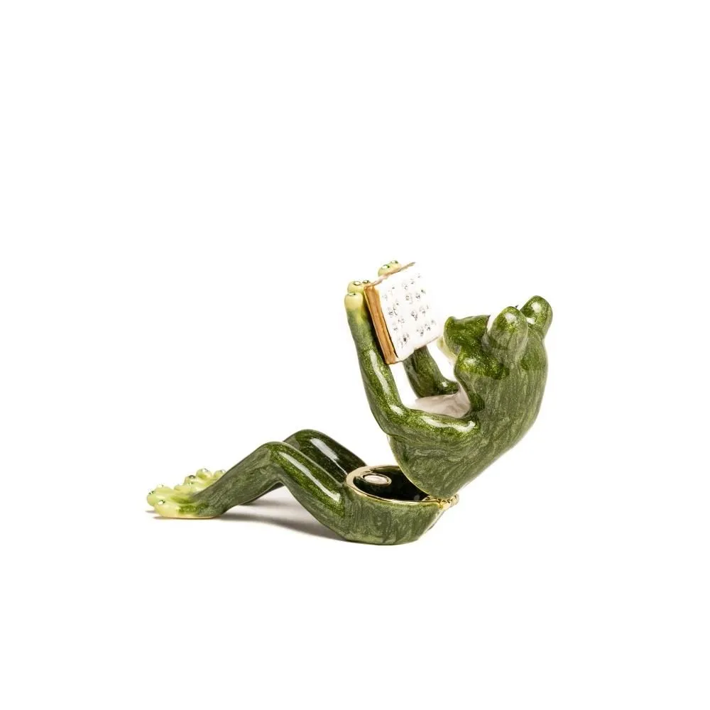 Frog Reading a Book