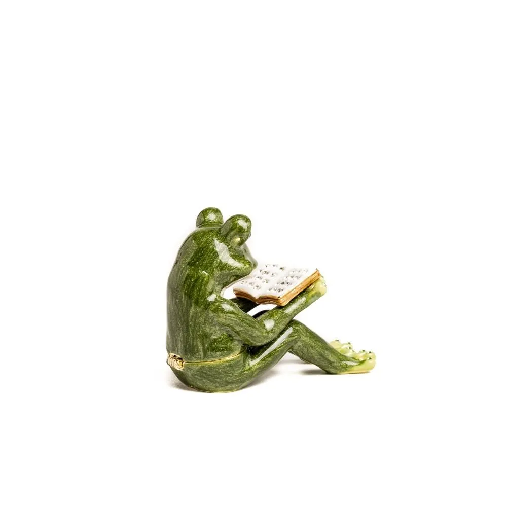 Frog Reading a Book