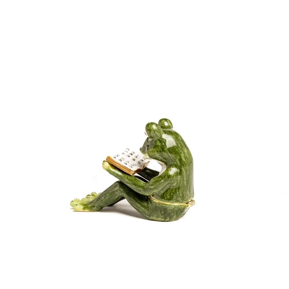 Frog Reading a Book