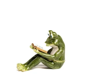 Frog Reading a Book