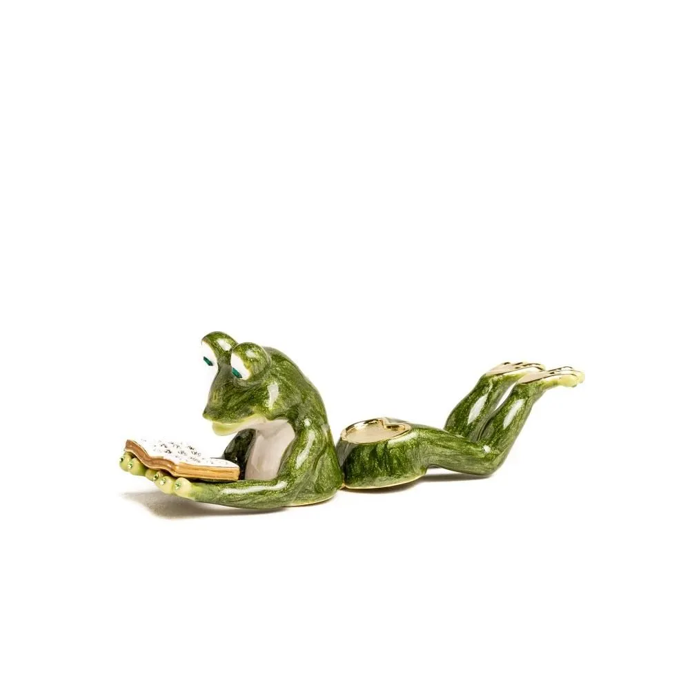 Frog Reading a Book